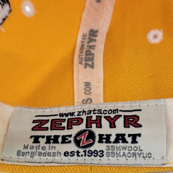 Iowa Hawkeyes Snapback Ball Cap Football Baseball Hat Big Logo Wool Blend Zephyr - Picture 7 of 7